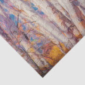 秋の森の白い樺の木の木 薄葉紙 (詳細)