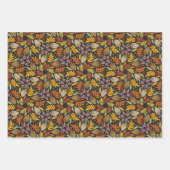 秋の森の紅葉 ラッピングペーパーシート (正面2)