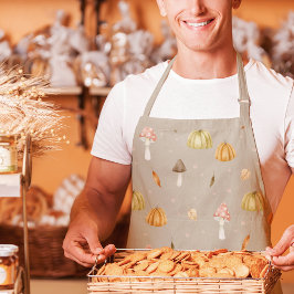 秋の森の継ぎ目のないパターン エプロン