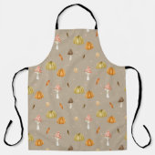 秋の森の継ぎ目のないパターン エプロン (正面)