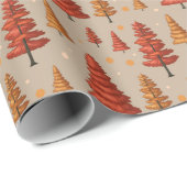 秋の森の継ぎ目のないパターン ラッピングペーパー (ロールコーナー)
