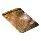 秋の森の長方形マグネットのサンビーム マグネット (右側)