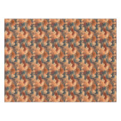 秋の森の風景を重ね素朴- Woodland テーブルクロス (正面(横))