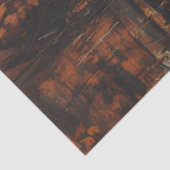 秋の森の鹿のデコパージュ 薄葉紙 (詳細)