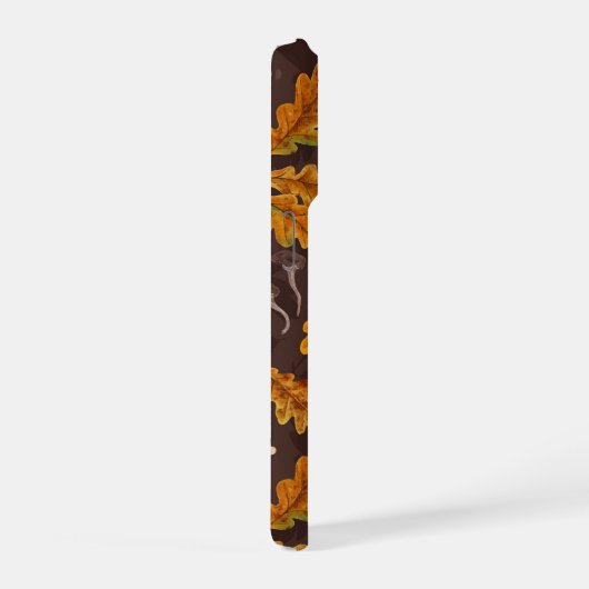 秋の森の鹿2 iPhoneケース (右側面)