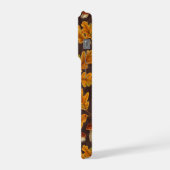 秋の森の鹿2 iPhoneケース (左側面)