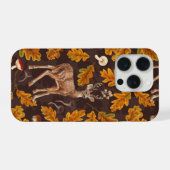 秋の森の鹿2 iPhoneケース (裏面横)