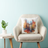 秋の森の鹿 クッション (椅子)