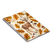 秋の森の鹿 ノートブック (右側)