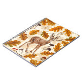 秋の森の鹿 ノートブック (左側)