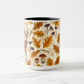 秋の森の鹿 マグカップ (中央)