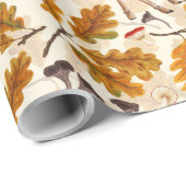 秋の森の鹿 ラッピングペーパー (ロールコーナー)