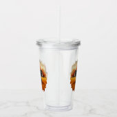 秋の森の黒熊 アクリルタンブラー (右)