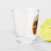 秋の森の黒熊 ショットグラス (左)