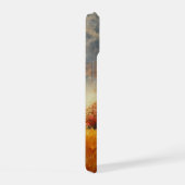 秋の森の黒熊 iPhone 15ケース (右側面)