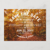 秋の森はがきを保存 案内ポストカード (正面)