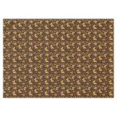 秋の森キノコと蝶 テーブルクロス (正面(横))