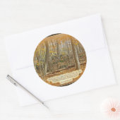 秋の森ジョージワシントンカーバーの見積 ラウンドシール (封筒)