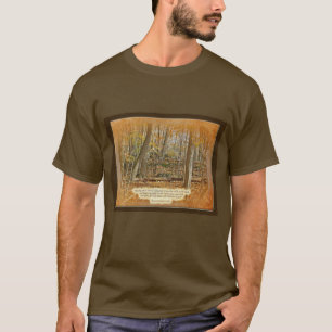 秋の森ジョージワシントンカーバーの見積 Tシャツ