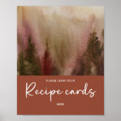 秋の森テラス離れコータのレシピ ポスター (正面)