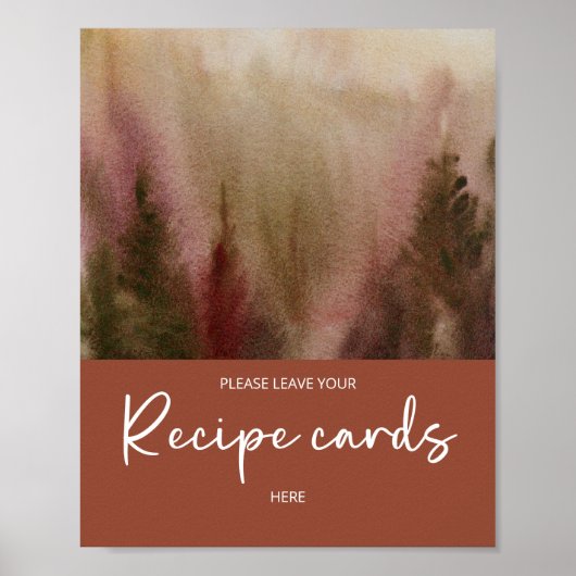 秋の森テラス離れコータのレシピ ポスター (正面)