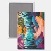 秋の森マグネット マグネット (正面/裏面)