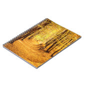 秋の森林景観 ノートブック (左側)