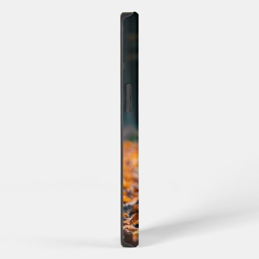 秋の森林鹿 iPhoneケース (右側面)