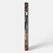 秋の森林鹿 iPhoneケース (左側面)