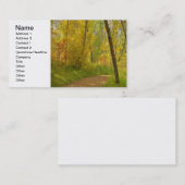 秋の森林 名刺 (正面/裏面)