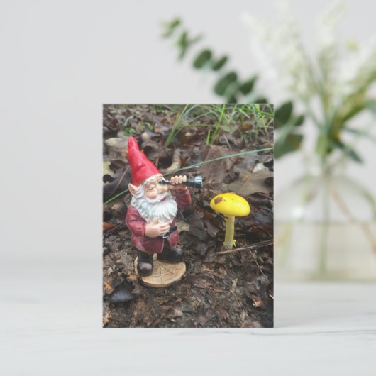 秋の森格言 ポストカード (スタンド正面)