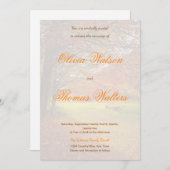 秋の森結婚式招待状 招待状 (正面/裏面)