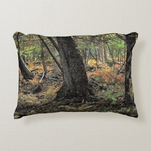 秋の森風景 アクセントクッション (正面)