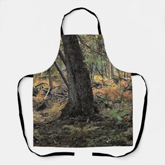 秋の森風景 エプロン (正面)