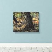 秋の森風景 キャンバスプリント (インサイチュ (ウッドフロア))