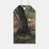 秋の森風景 ギフトタグ (裏面)