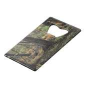 秋の森風景 クレジットカード栓抜き (正面アングル)