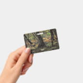 秋の森風景 バッジ (手持ち)