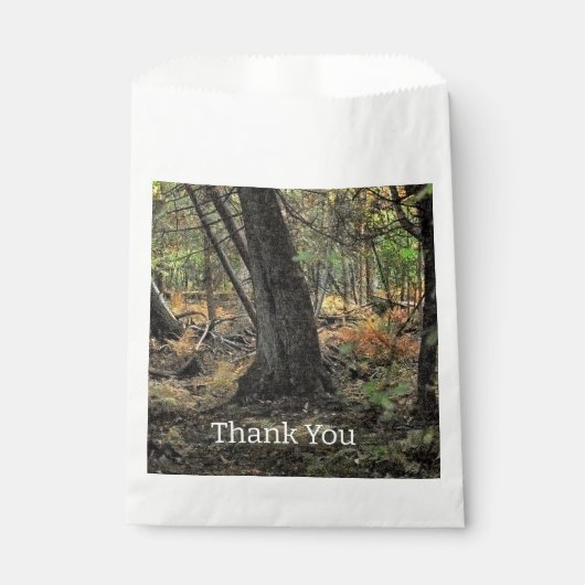 秋の森風景 フェイバーバッグ (正面)