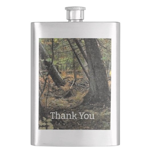 秋の森風景 フラスク (正面)