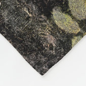 秋の森風景 フリースブランケット (角)