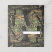 秋の森風景 プレイスカード (外部開封)