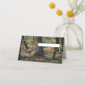 秋の森風景 プレイスカード (正面)