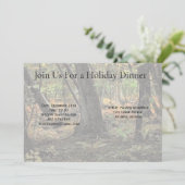 秋の森風景 招待状 (スタンド正面)