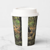 秋の森風景 紙コップ (左)