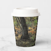 秋の森風景 紙コップ (裏面)