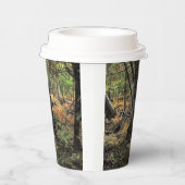 秋の森風景 紙コップ (右)