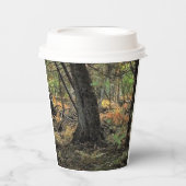 秋の森風景 紙コップ (正面)