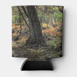 秋の森風景 缶クーラー
