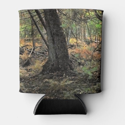 秋の森風景 缶クーラー (正面)